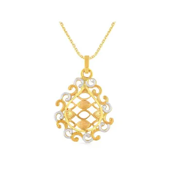 Pure White Gold Pendant